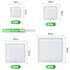 LED Deckenleuchte Quadratisch 48 W Flach Design